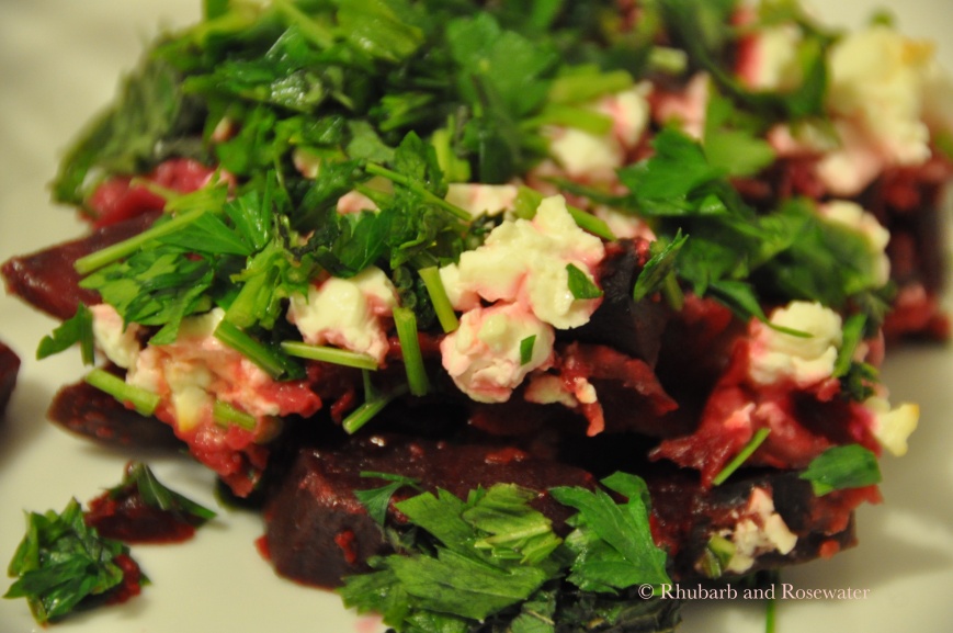 Beet Casserole With Feta and Fresh Herbs